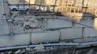 Réparation d'un mur endommagé a la banque alimentaire de Troyes (1)