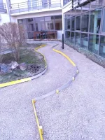 Pose d'un béton désactivé dans un EHPAD troyen (6)