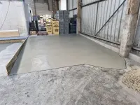 Création d'une dalle pour poser une chambre réfrigérée a la banque alimentaire de Troyes (4)