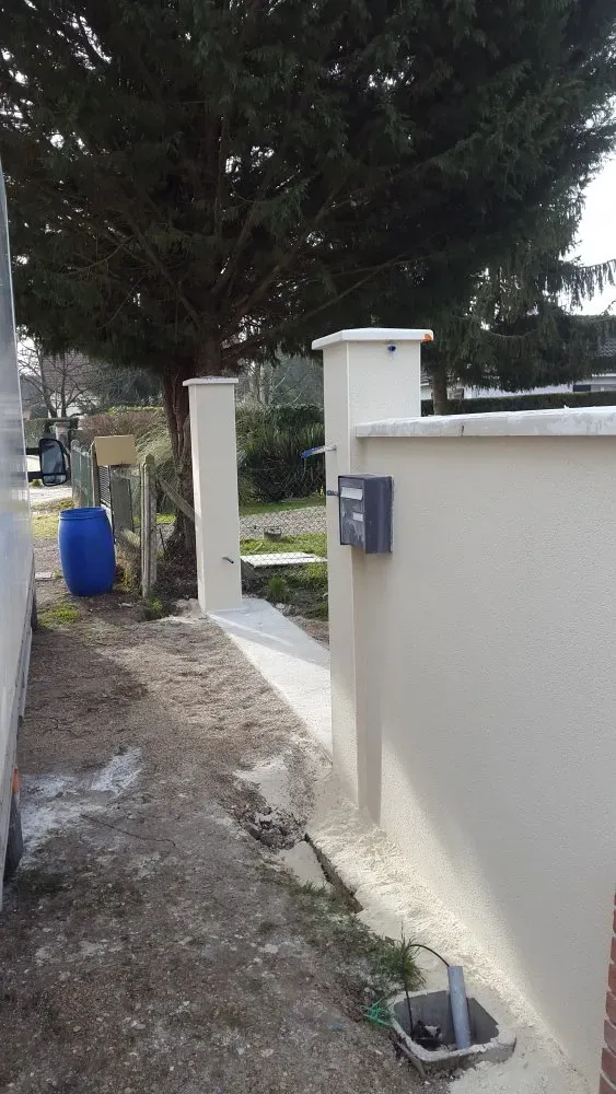 Création d'un seuil d'un mur et pose de crépis chez un particulier près de Troyes (3)